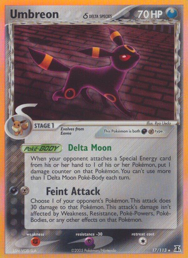Umbreon Delta Species 17/113 (Delta Species)  - Holofoil | Good Games Adelaide SA
