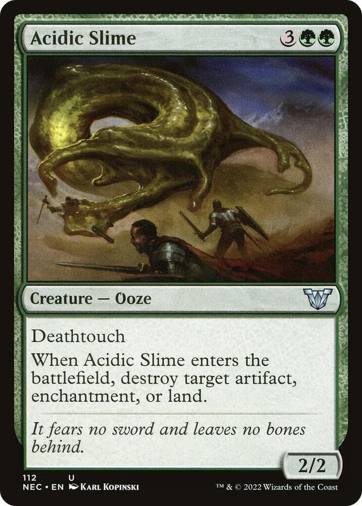 Acidic Slime 112 (Commander: Kamigawa: Neon Dynasty)  | Good Games Adelaide SA