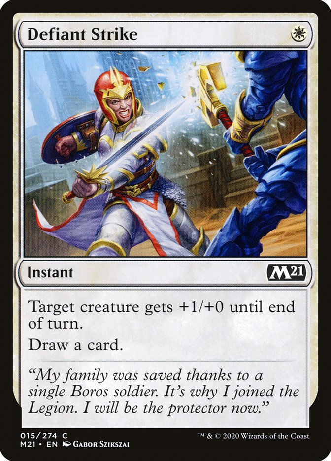 Defiant Strike 15 (Core Set 2021)  | Good Games Adelaide SA