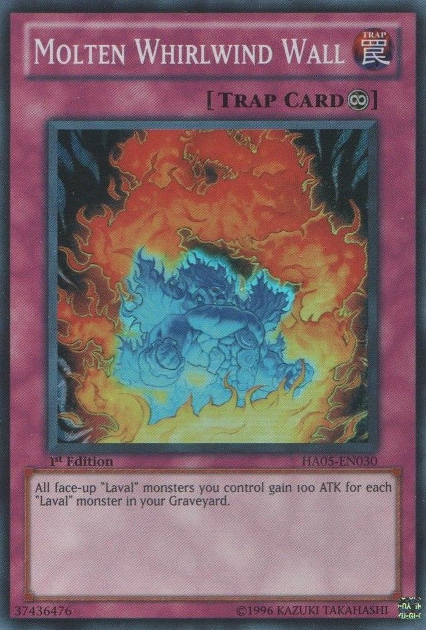 Molten Whirlwind Wall [HA05-EN030] Super Rare | Good Games Adelaide SA