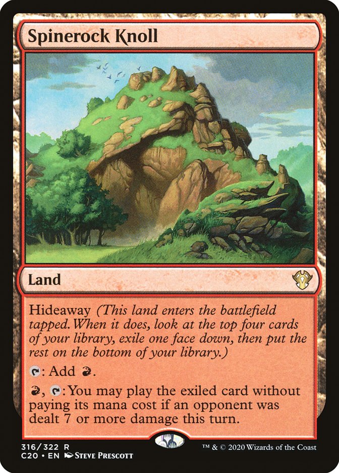 Spinerock Knoll [Commander 2020] | Good Games Adelaide SA