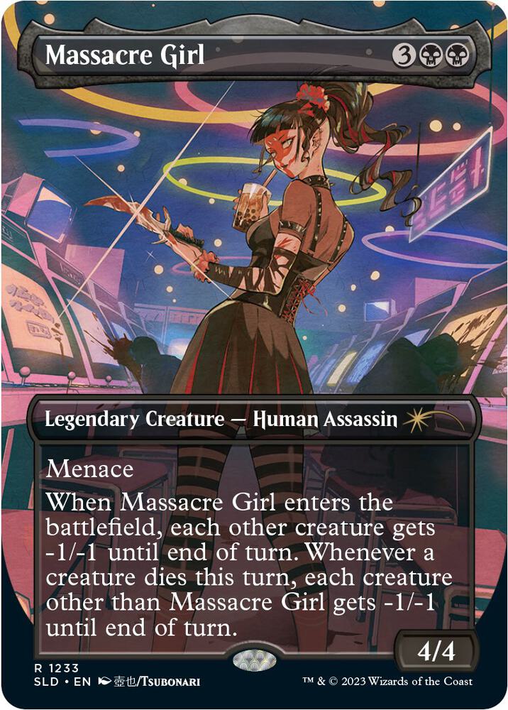 Massacre Girl 1233 (Secret Lair Drop Series)  - Foil | Good Games Adelaide SA
