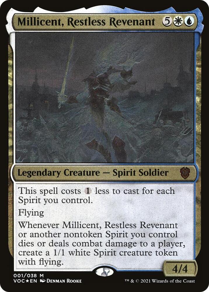 Millicent Restless Revenant Display Commander Thick Stock 1 (Commander: Innistrad: Crimson Vow)  - Foil | Good Games Adelaide SA