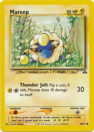 Mareep (58/75) [Neo Discovery Unlimited] | Good Games Adelaide SA