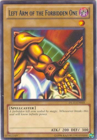 Left Arm of the Forbidden One (Blue) [DL11-EN005] Rare | Good Games Adelaide SA