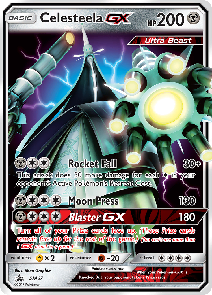 Celesteela GX (SM67) [Sun & Moon: Black Star Promos] | Good Games Adelaide SA