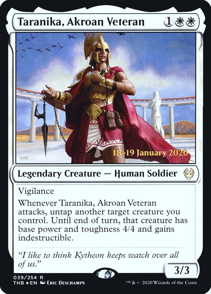 Taranika Akroan Veteran 39 (Prerelease Cards)  - Foil | Good Games Adelaide SA