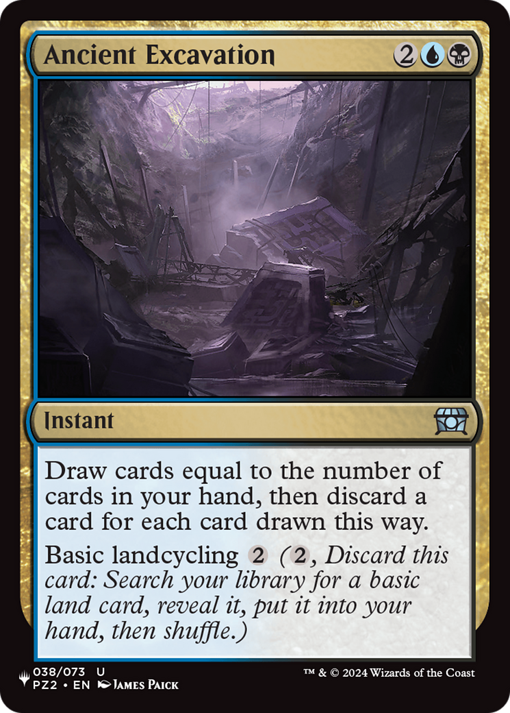 Ancient Excavation [The List Reprints] | Good Games Adelaide SA