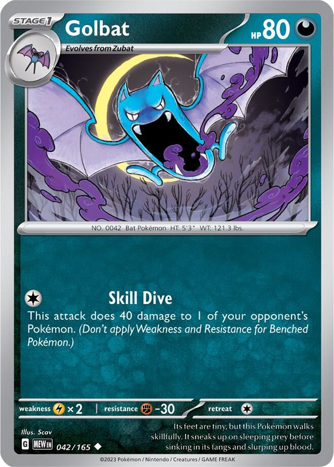 Golbat 042/165 (SV: Scarlet & Violet 151)  | Good Games Adelaide SA