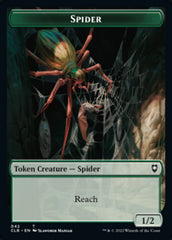 Spider // Insect Double-sided Token [Commander Legends: Battle for Baldur's Gate Tokens] | Good Games Adelaide SA