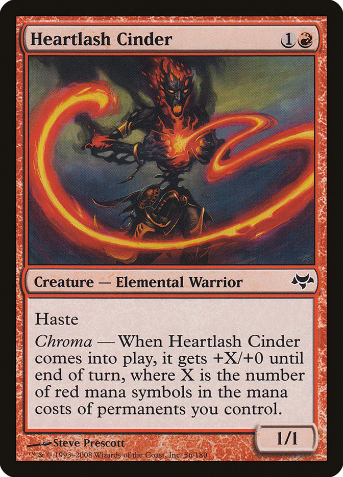Heartlash Cinder 56 (Eventide)  - Foil | Good Games Adelaide SA