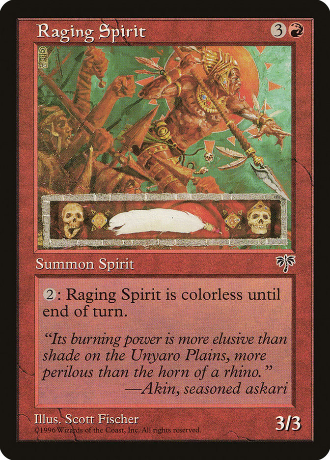 Raging Spirit  (Mirage)  | Good Games Adelaide SA