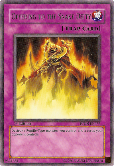Offering to the Snake Deity [PTDN-EN077] Rare | Good Games Adelaide SA
