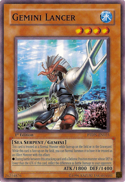 Gemini Lancer [PTDN-EN025] Common | Good Games Adelaide SA