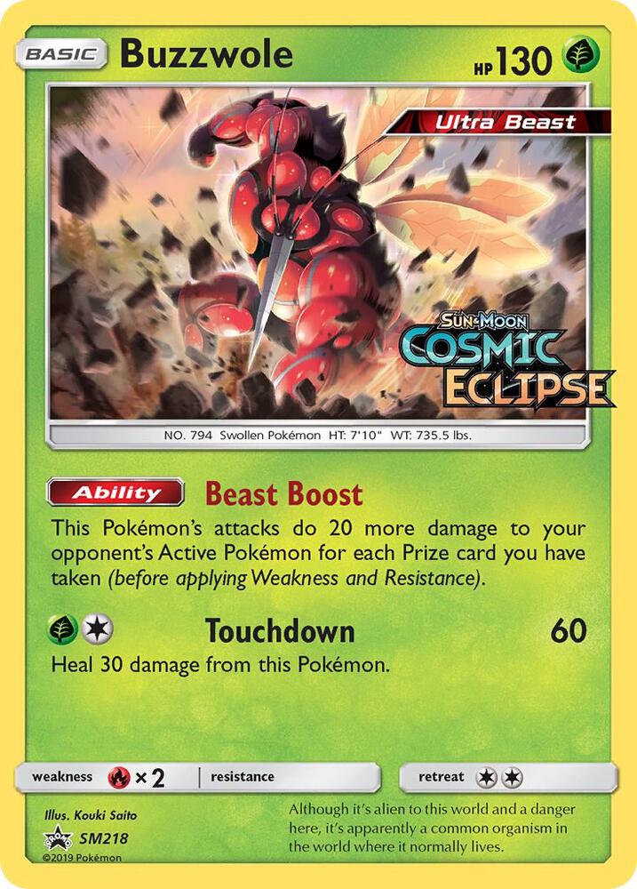 Buzzwole Prerelease SM218 (SM Promos)  - Holofoil | Good Games Adelaide SA