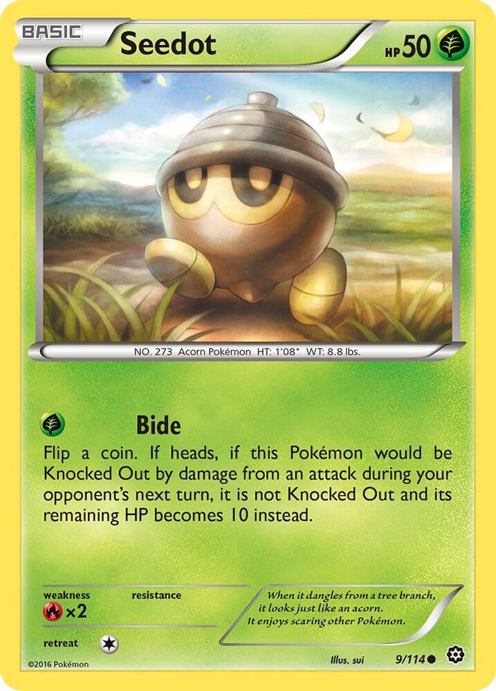 Seedot 9/114 (XY - Steam Siege)  | Good Games Adelaide SA