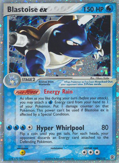 Blastoise ex (104/112) [EX: FireRed & LeafGreen] | Good Games Adelaide SA