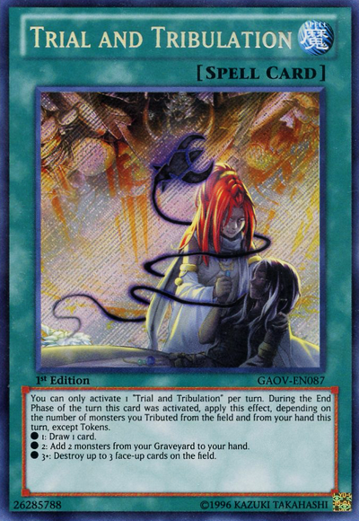 Trial and Tribulation [GAOV-EN087] Secret Rare | Good Games Adelaide SA