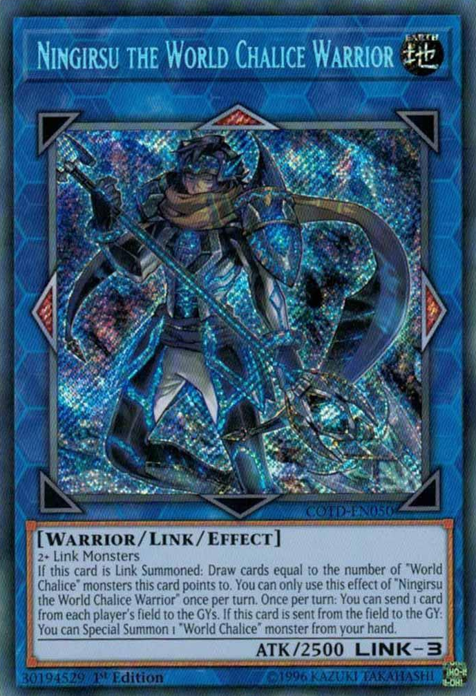 Ningirsu the World Chalice Warrior [COTD-EN050] Secret Rare | Good Games Adelaide SA