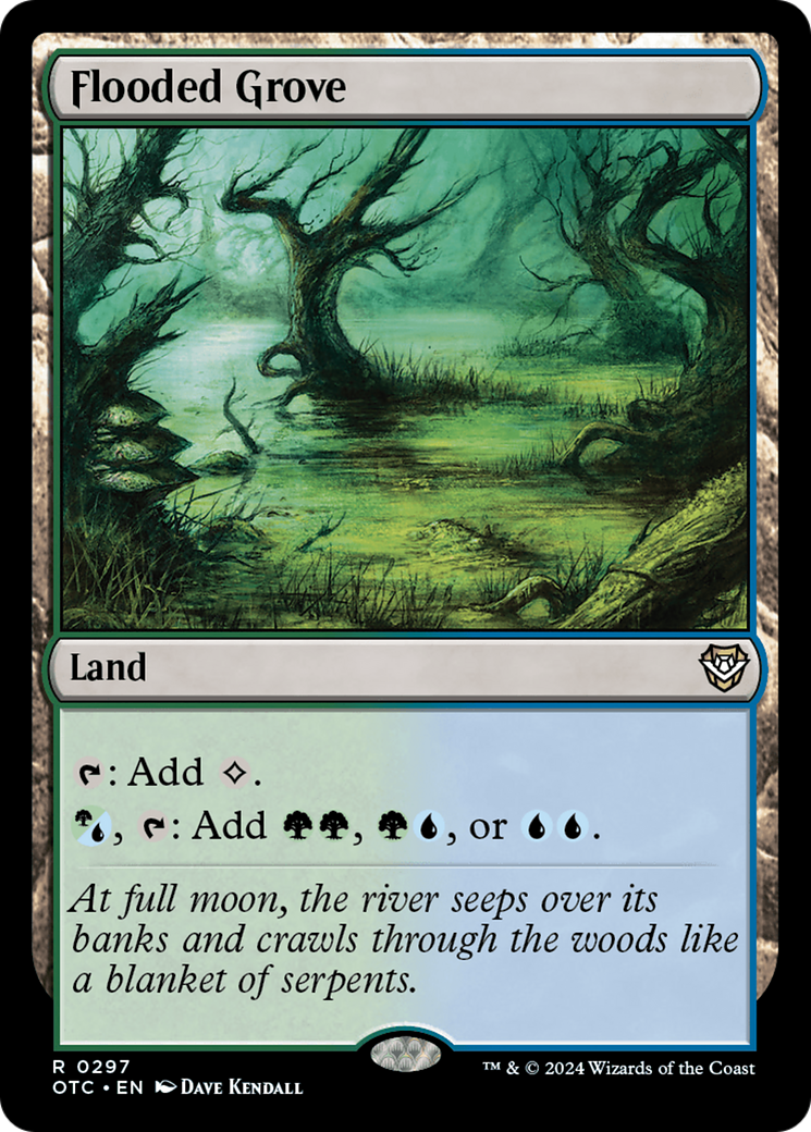 Flooded Grove [Outlaws of Thunder Junction Commander] | Good Games Adelaide SA