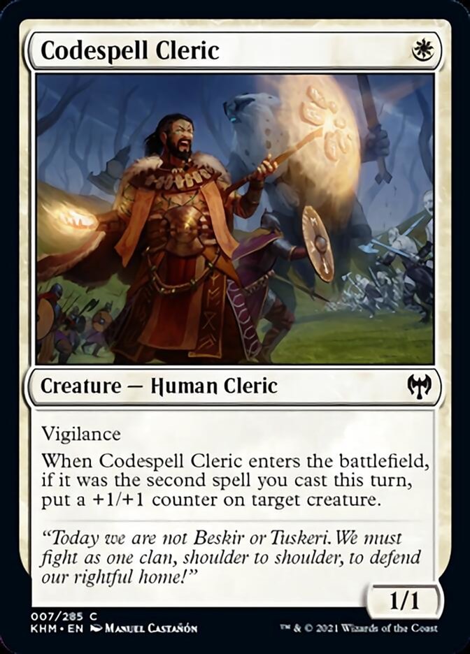 Codespell Cleric [Kaldheim] | Good Games Adelaide SA