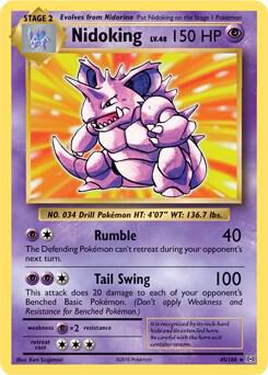 Nidoking 45 108 XY Evolutions 045/108 (Deck Exclusives)  | Good Games Adelaide SA