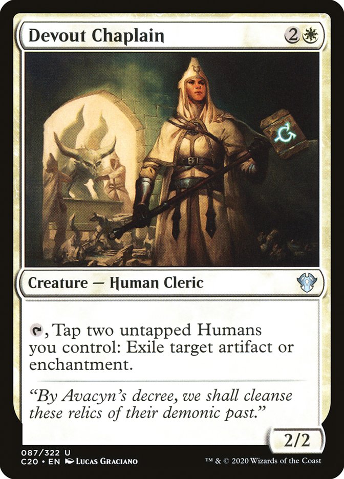 Devout Chaplain [Commander 2020] | Good Games Adelaide SA