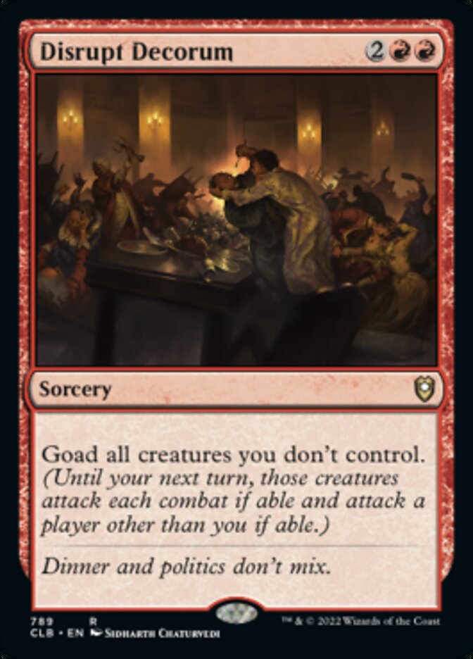 Disrupt Decorum [Commander Legends: Battle for Baldur's Gate] | Good Games Adelaide SA
