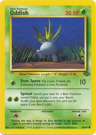 Oddish (58/64) [Jungle Unlimited] | Good Games Adelaide SA