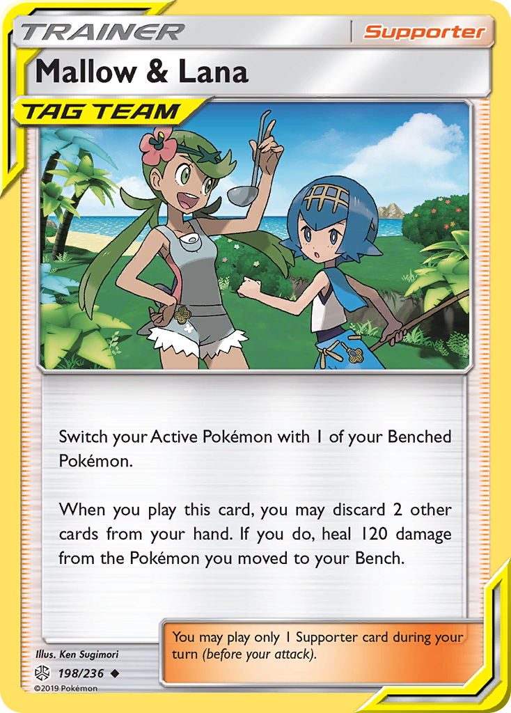Mallow & Lana (198/236) [Sun & Moon: Cosmic Eclipse] | Good Games Adelaide SA