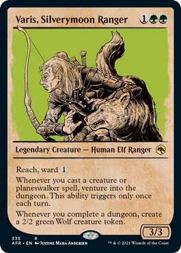 Varis Silverymoon Ranger Showcase 335 (Adventures in the Forgotten Realms)  | Good Games Adelaide SA