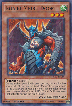 Koa'ki Meiru Doom [BP03-EN058] Shatterfoil Rare | Good Games Adelaide SA