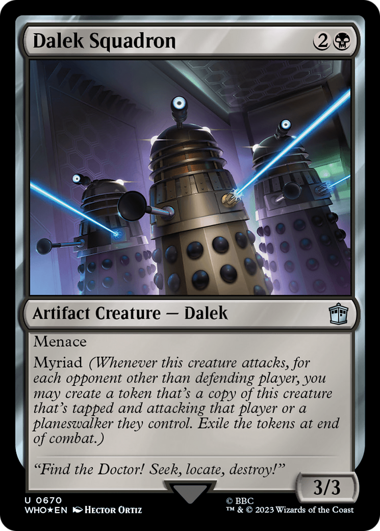 Dalek Squadron (Surge Foil) [Doctor Who] | Good Games Adelaide SA