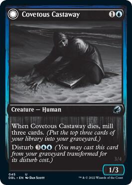 Covetous Castaway 45 (Innistrad: Double Feature)  - Foil | Good Games Adelaide SA