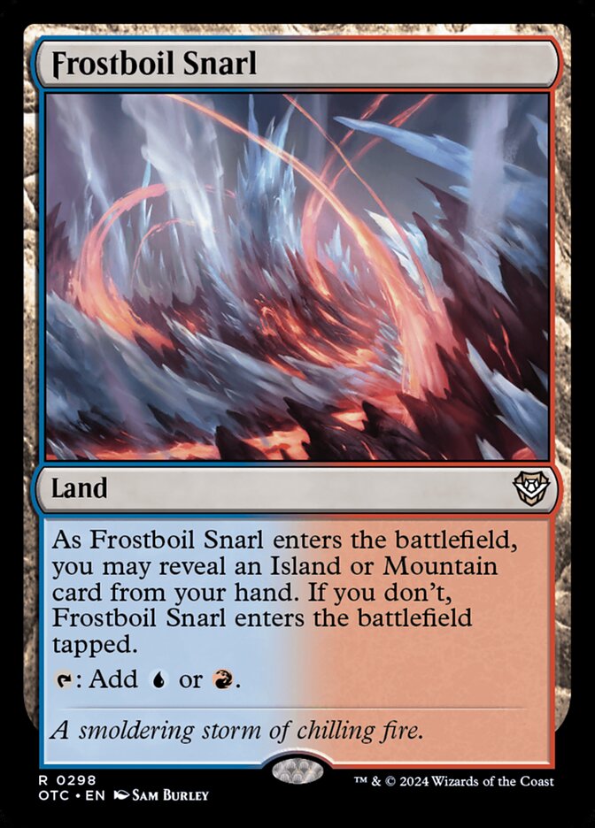 Frostboil Snarl 298 (Commander: Outlaws of Thunder Junction)  | Good Games Adelaide SA