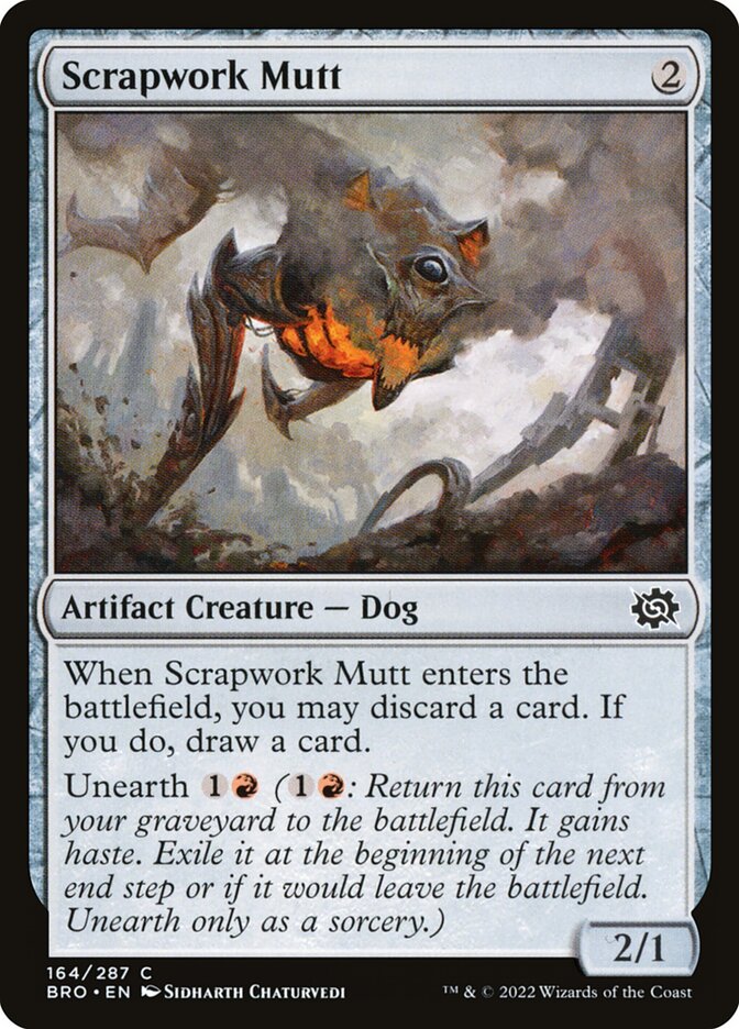 Scrapwork Mutt 164 (The Brothers' War)  - Foil | Good Games Adelaide SA