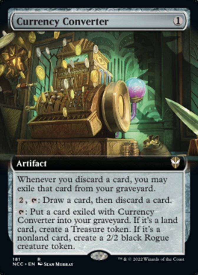 Currency Converter (Extended Art) [Streets of New Capenna Commander] | Good Games Adelaide SA