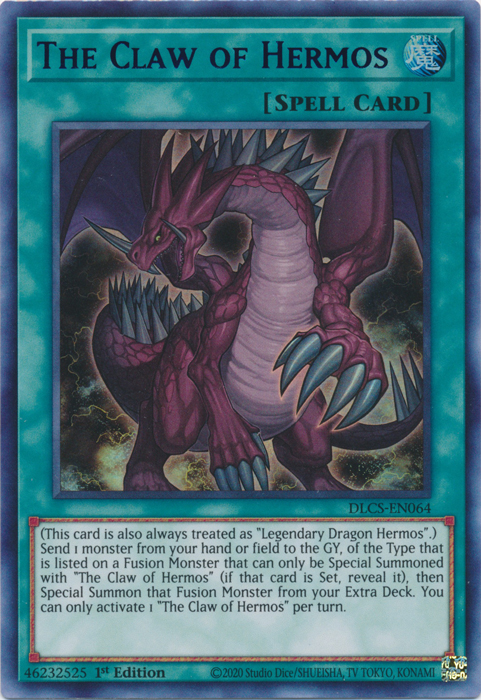 The Claw of Hermos (Blue) [DLCS-EN064] Ultra Rare | Good Games Adelaide SA