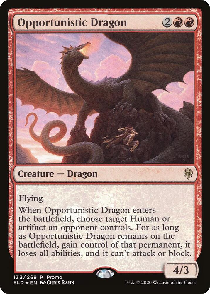Opportunistic Dragon 133 (Media Promos)  - Foil | Good Games Adelaide SA
