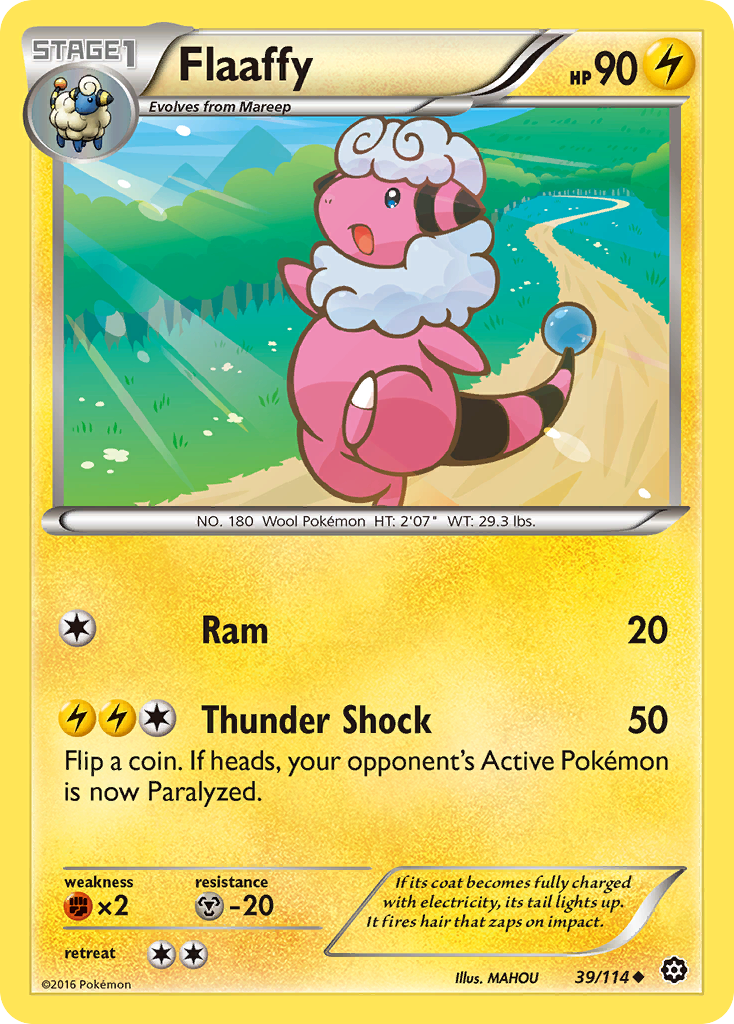 Flaaffy (39/114) [XY: Steam Siege] | Good Games Adelaide SA