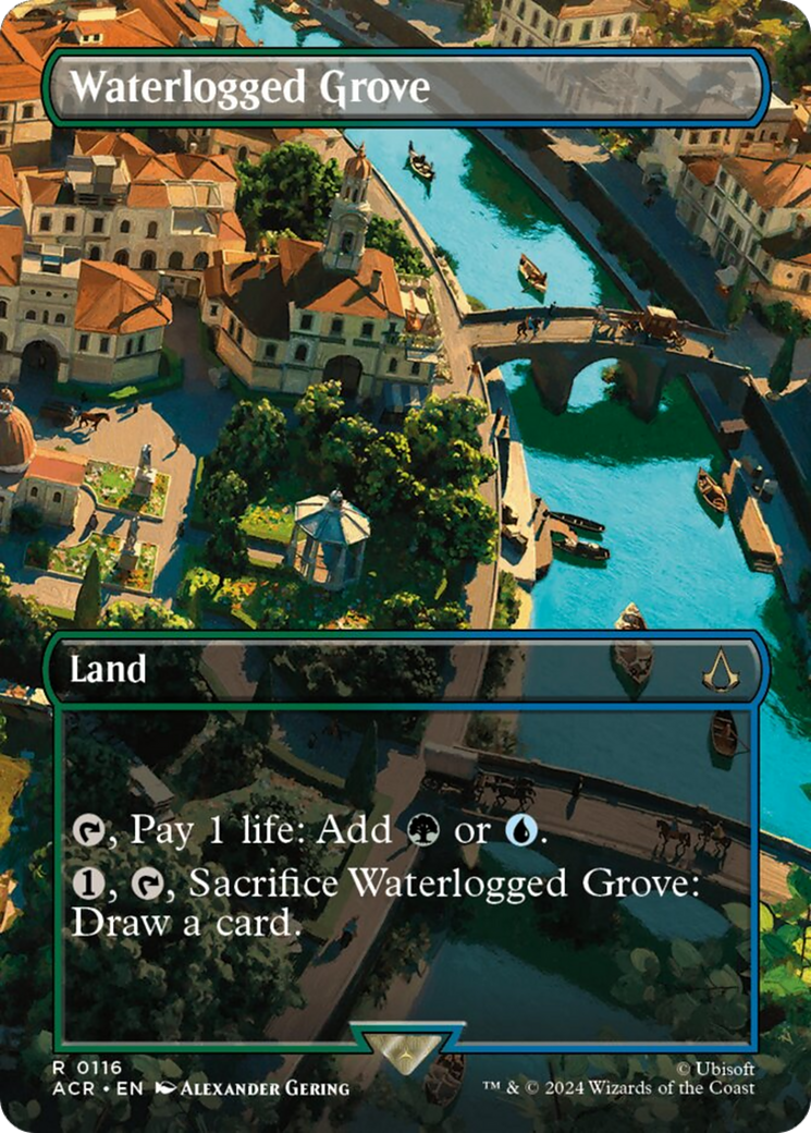 Waterlogged Grove (Borderless) [Assassin's Creed] | Good Games Adelaide SA
