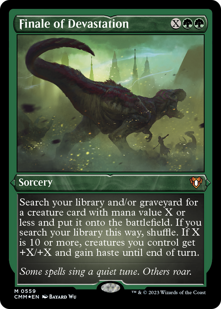 Finale of Devastation (Foil Etched) [Commander Masters] | Good Games Adelaide SA