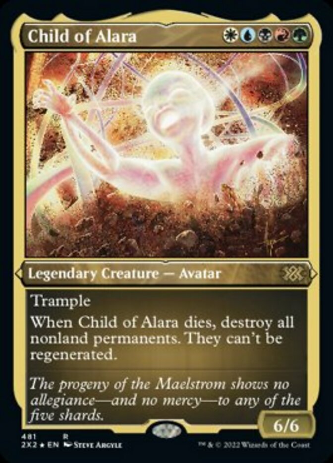 Child of Alara (Foil Etched) [Double Masters 2022] | Good Games Adelaide SA