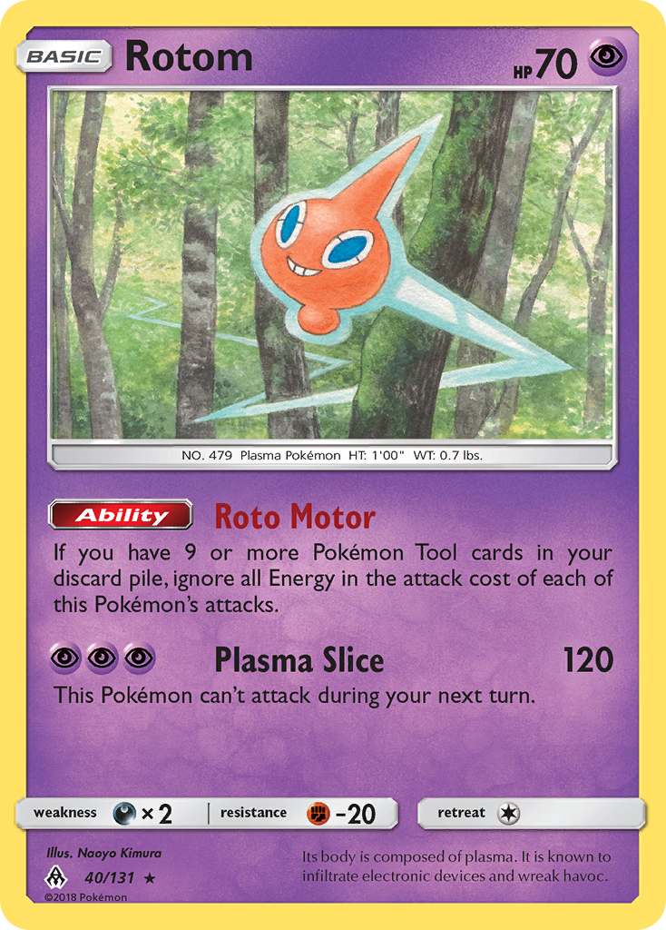 Rotom (40/131) [Sun & Moon: Forbidden Light] | Good Games Adelaide SA