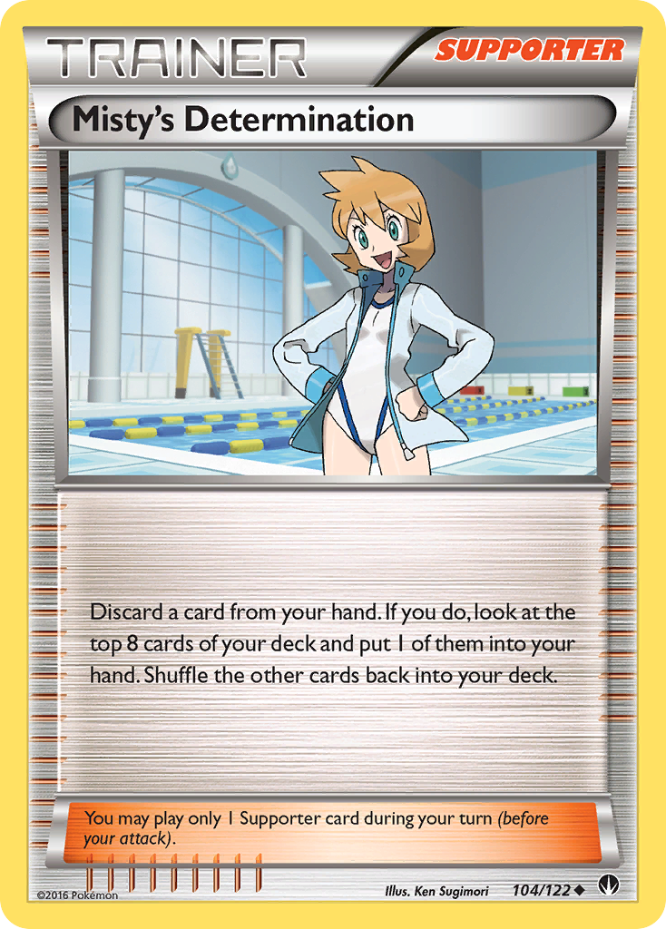 Misty's Determination (104/122) [XY: BREAKpoint] | Good Games Adelaide SA