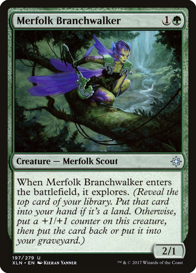 Merfolk Branchwalker 197 (Ixalan)  - Foil | Good Games Adelaide SA
