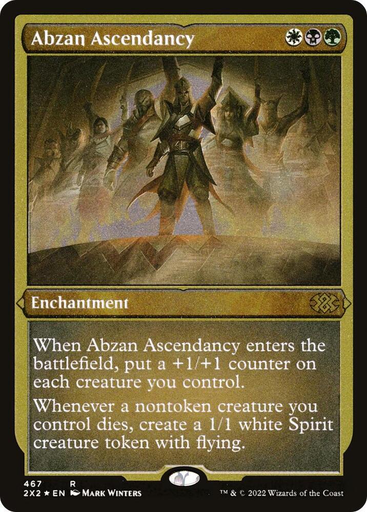 Abzan Ascendancy Foil Etched 467 (Double Masters 2022)  - Foil | Good Games Adelaide SA
