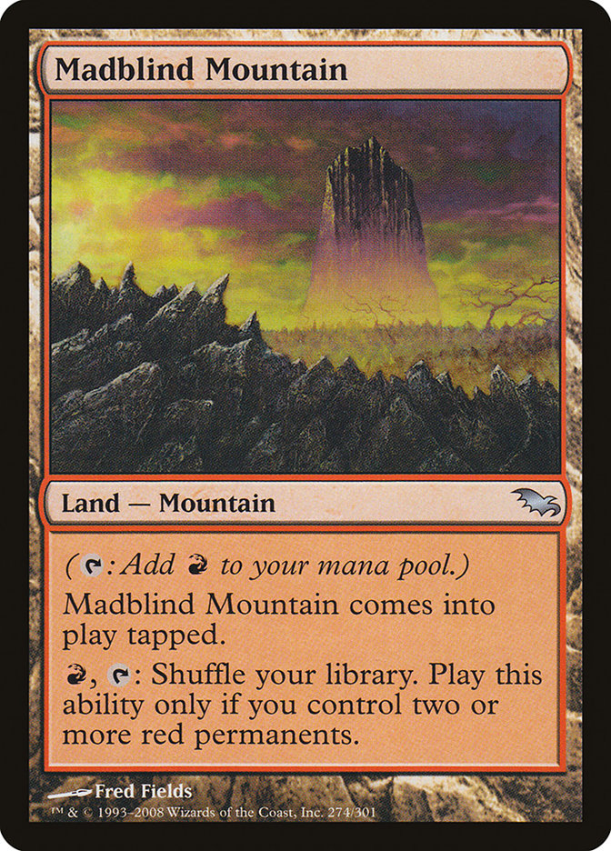 Madblind Mountain 274 (Shadowmoor)  | Good Games Adelaide SA