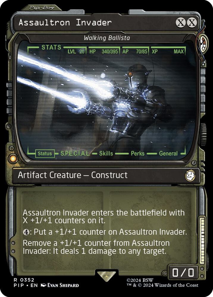 Assaultron Invader Walking Ballista Showcase 352 (Universes Beyond: Fallout)  - Foil | Good Games Adelaide SA