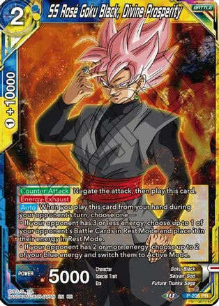 SS Rose Goku Black, Divine Prosperity [P-206] | Good Games Adelaide SA